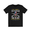 US Army Veteran Defender Of Freedom Unisex Short Sleeve Shirt.