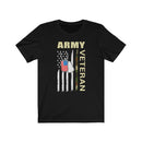 US Army Veteran Military  Unisex Short Sleeve Shirt.