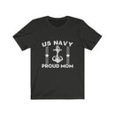 US Military Proud Mom Veteran Unisex Short Sleeve Shirt.