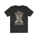 US Military  Veteran soft and durable Unisex Short Sleeve Shirt.