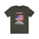 US Army Stand For The Flag Kneel For The Cross Unisex Short Sleeve Shirt.