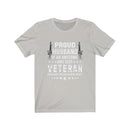US Military Proud Husband An Awesome Unisex Short Sleeve Shirt.