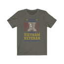US Military A Dad A Grandpa A Vietnam Veteran Unisex Short Sleeve Shirt.