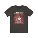 US Military American Veteran Made In USA Served With Honor Unisex Short Sleeve Shirt.