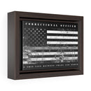 Correctional Officer Framed Canvas-A Thin Line Between Chaos and Order.