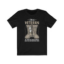US Military  Veteran soft and durable Unisex Short Sleeve Shirt.