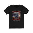 US Military I Stand For The National Anthem Unisex Short Sleeve Shirt.