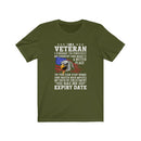 US Military I'M Veteran I Fought To Protect My Country Unisex Short Sleeve Shirt.