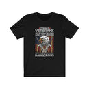 US Military Female Veteran Just Because We No Longer Unisex Short Sleeve Shirt.