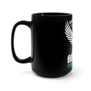 Empowered Survivor - PTSD Awareness Black 15oz Ceramic Mug