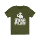 US Military I Have Two Titles Veteran And Mom Veteran Unisex Short Sleeve Shirt.