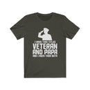 US Military I Have Two Titles Veteran And Mom Veteran Unisex Short Sleeve Shirt.