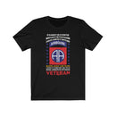 US Military Blood Sweat And Tears Veteran Unisex Short Sleeve Shirt.