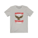 US Military American By Birth Veteran By Choice Unisex Short Sleeve Shirt.