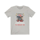 US Military Veteran Wife My Man Risked His Life Unisex Short Sleeve Shirt.