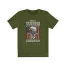 US Military Female Veteran Just Because We No Longer Unisex Short Sleeve Shirt.