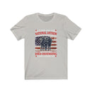 US Military I Stand For The National Anthem Unisex Short Sleeve Shirt.