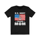 US Military Proud Mom Unisex Short Sleeve Shirt.