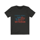 US Military Proud of Veteran Unisex Short Sleeve Shirt.