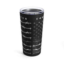 Thin Gray Line Barbed Wire Flag-Correctional Officer Tumbler 20oz.