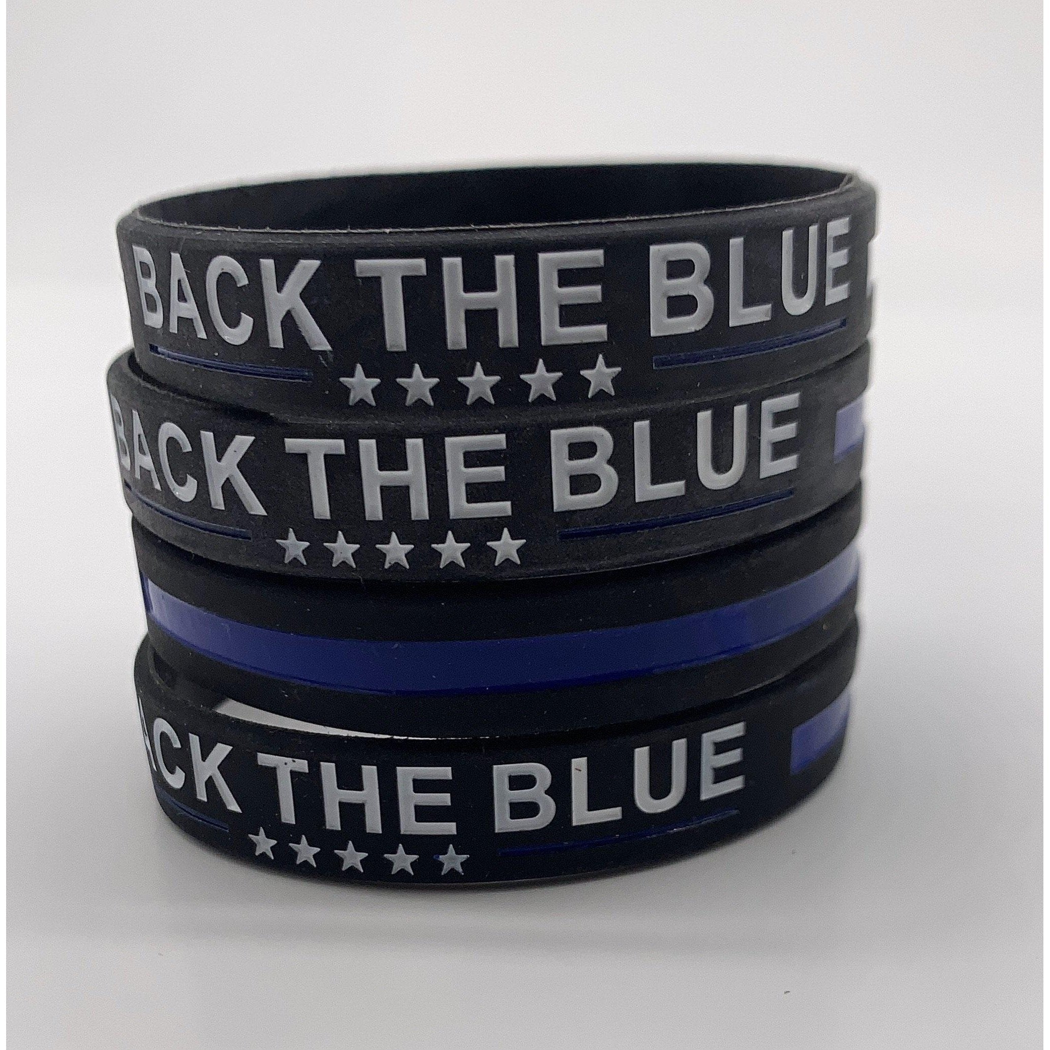 Back the deals blue bracelet