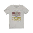 US Military A Dad A Grandpa A Vietnam Veteran Unisex Short Sleeve Shirt.