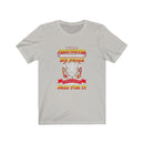 US Volunteer Firefighter Because it takes big bales to run into a BURNING building Unisex Short Sleeve Shirt.