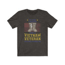 US Military A Dad A Grandpa A Vietnam Veteran Unisex Short Sleeve Shirt.
