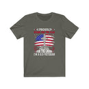 US Army Stand For The Flag Kneel For The Cross Unisex Short Sleeve Shirt.