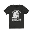 US Military Stand For The Flag Kneel For The Fallen Unisex Short Sleeve Shirt.