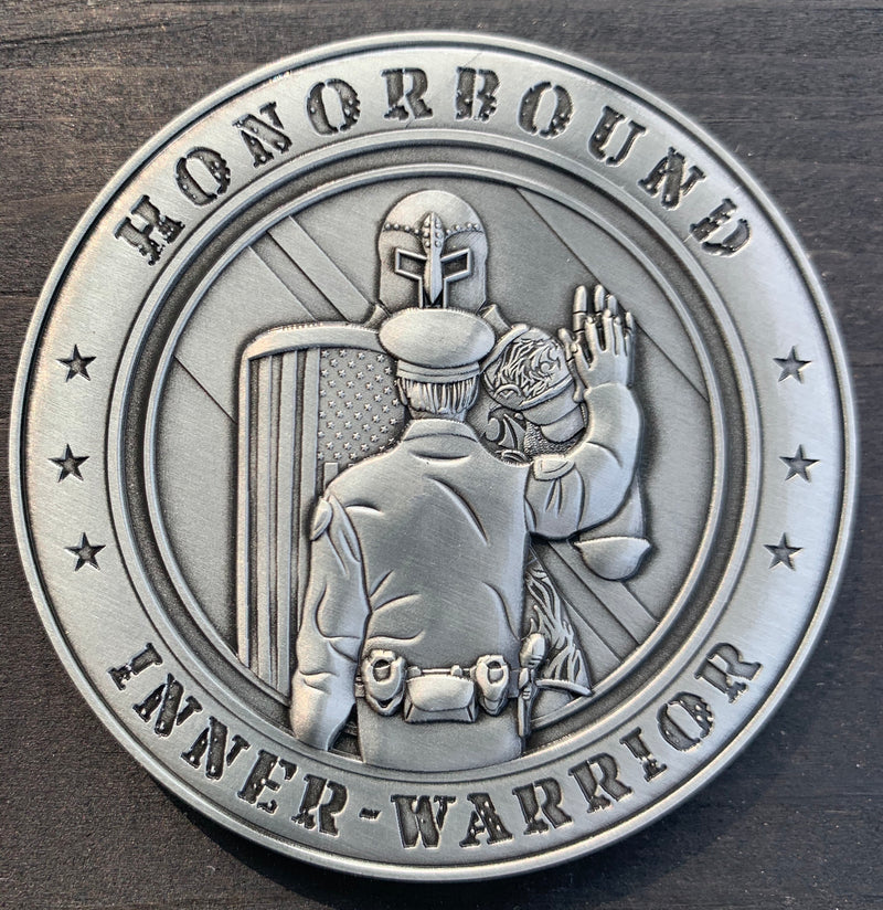 Honorbound Inner-Warrior Police Coin.