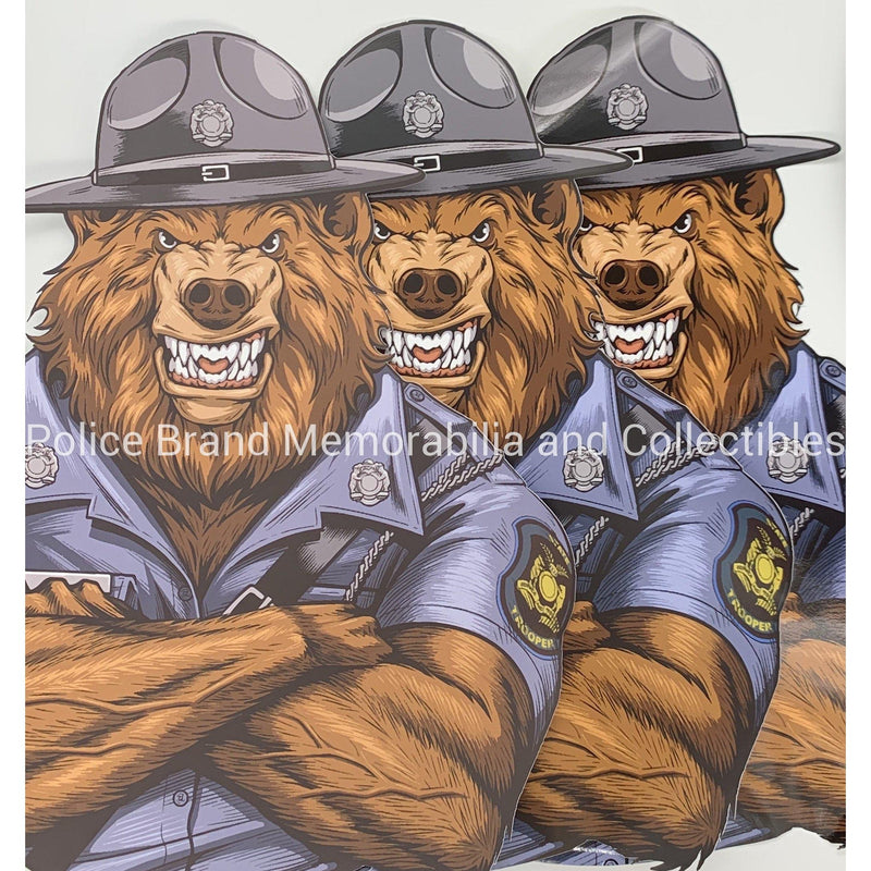 MO State Trooper Bear Only Sticker.
