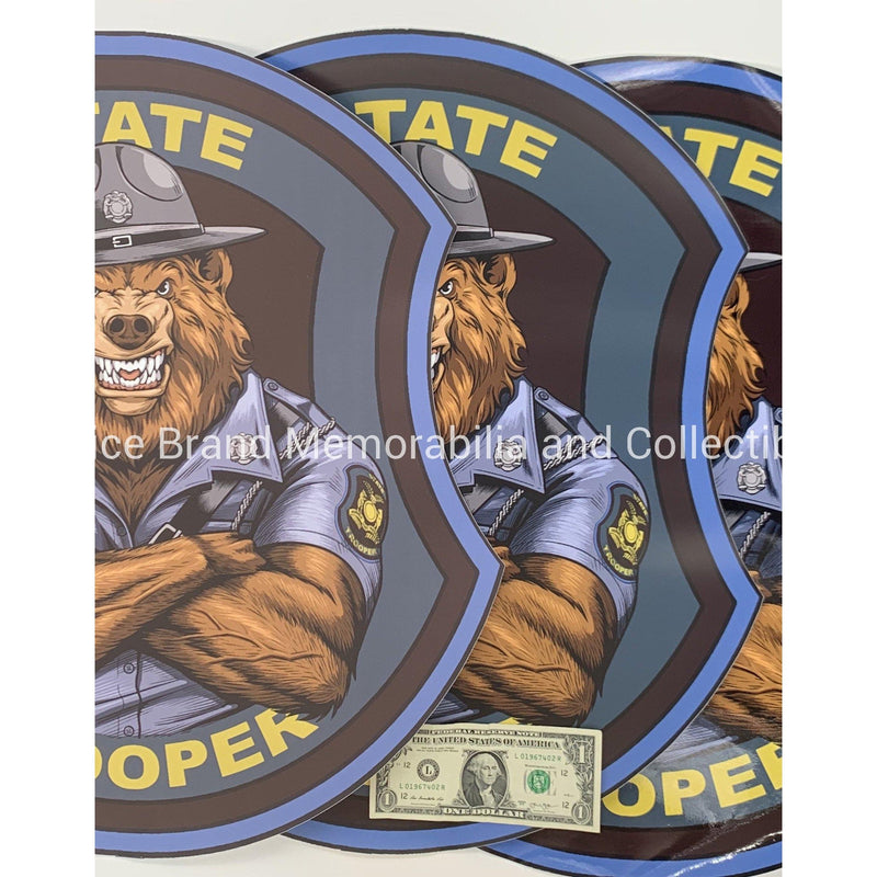 MO State Trooper Bear Sticker.