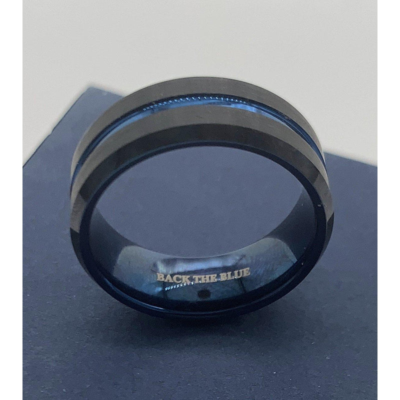 Thin Blue Line Ring-Back the Blue.