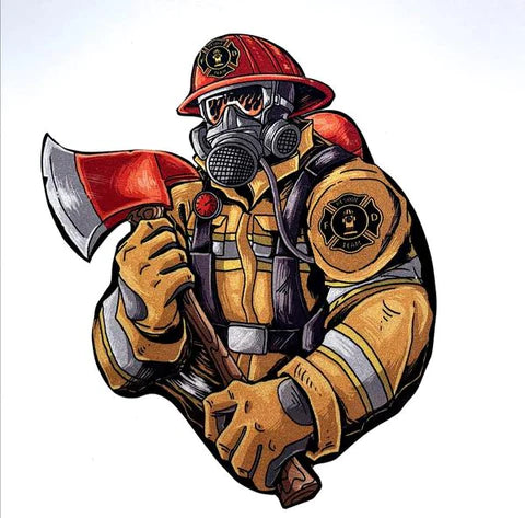 Where can I buy firefighter stickers at?