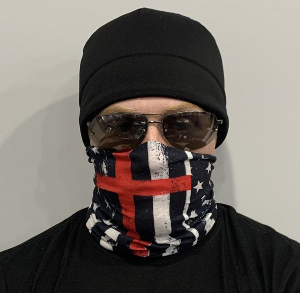 Show Your Admiration for Firefighters with the Thin Red Line Neck Gaiter