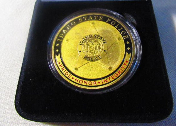 Idaho State Police Challenge Coins: Embodying Valor and Vigilance in the Gem State
