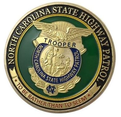 North Carolina State Highway Patrol Challenge Coins: Honoring Courage and Service on North Carolina's Highways