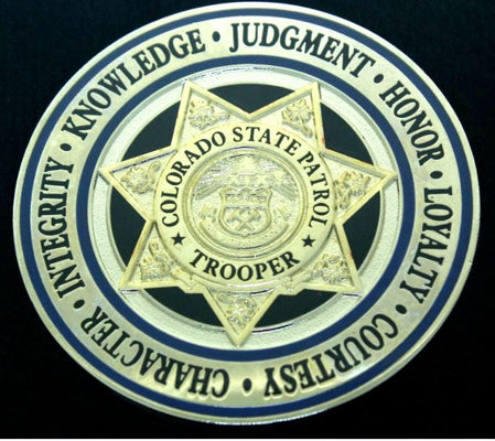 Colorado State Patrol Challenge Coins: Commemorating Bravery and Service on the Rocky Mountain Highways