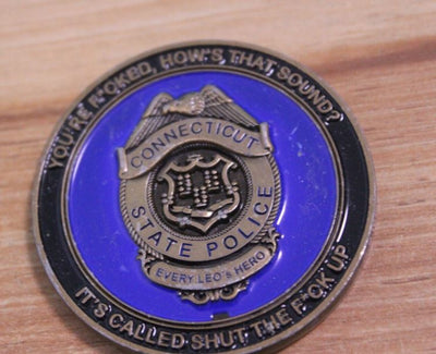 Connecticut State Troopers Challenge Coins: Recognizing Excellence in Public Service