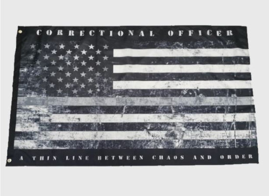 What do the firefighter and correctional flags stand for?