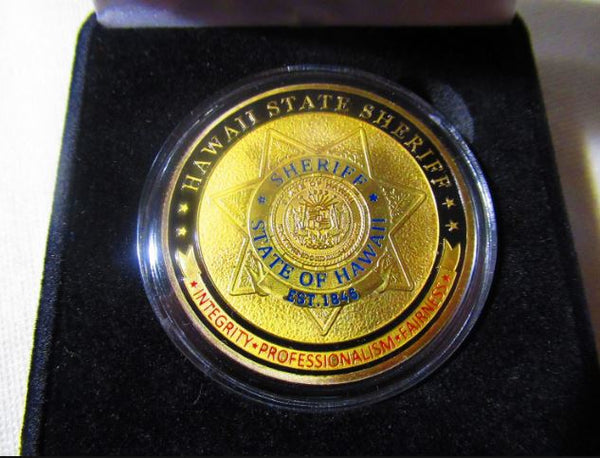 Hawaii State Sheriffs Challenge Coins: Symbolizing Honor and Protection in Paradise