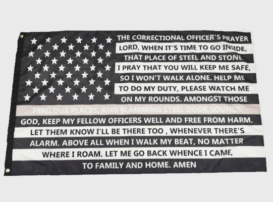 Where can you buy a police officer prayer flag at?