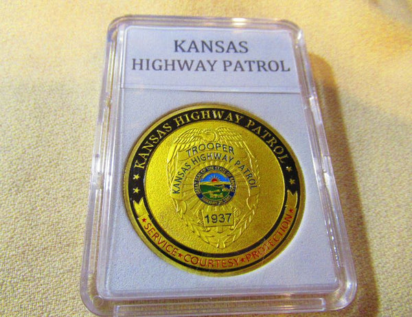 Kansas Highway Patrol Challenge Coins: Recognizing Bravery and Excellence on the Sunflower State's Highways