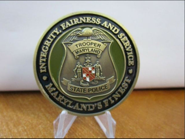 Maryland State Police Challenge Coins: Honoring Excellence and Service in the Old Line State