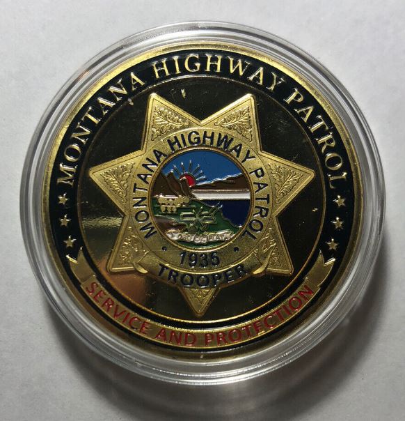 Montana Highway Patrol Challenge Coins: Honoring Bravery and Service in the Treasure State