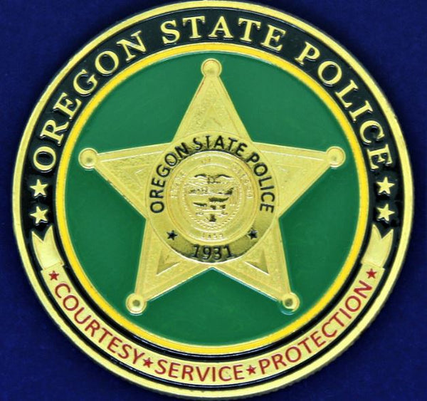 Oregon State Police Challenge Coins: Honoring Service and Integrity in the Beaver State