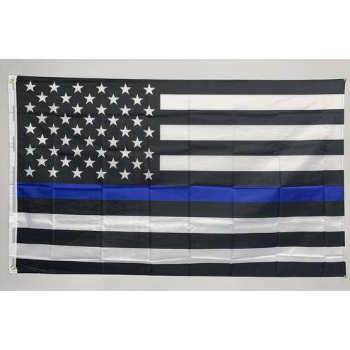 Where can you buy the Thin Blue Line Flag, and what does the police flag mean?