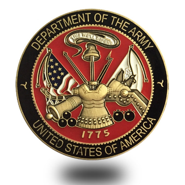 Challenge Coins for Promoting National Service Spirit