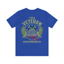 Timeless Commitment: Military Design T-Shirt - 'I'm a Veteran - My Oath of Enlistment Has No Expiration Date